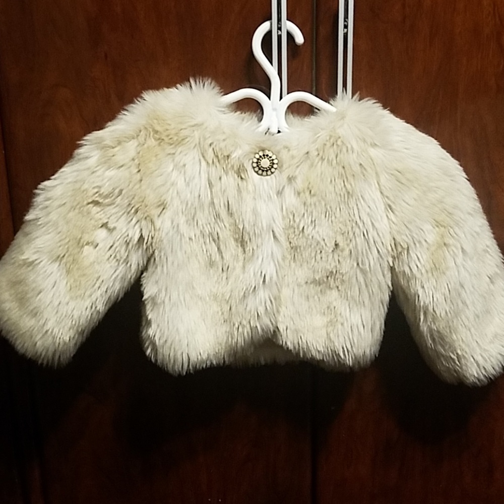 Toddler Girl's Faux Fur jacket